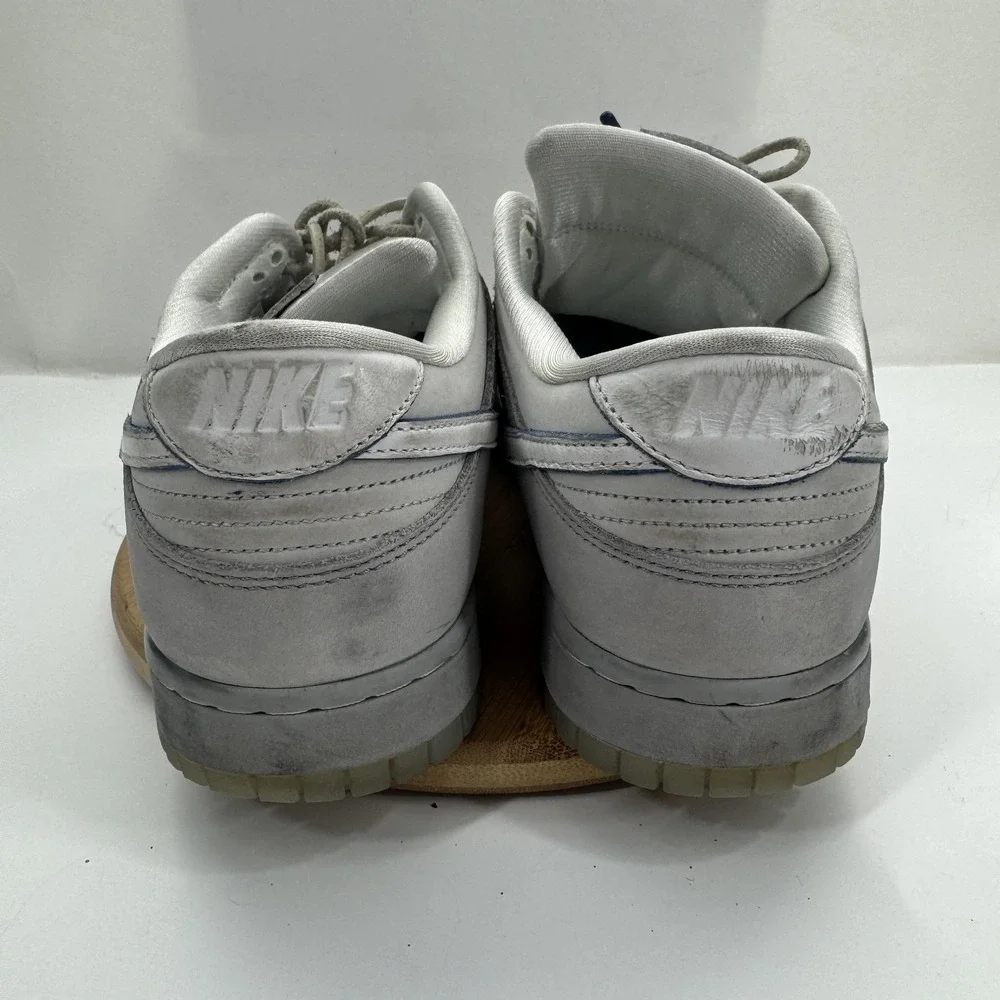 Nike Dunk Low Shoes Mens Size 11 Gray Leather Low Top Sneakers DX3722-001 - Picture 4 of 10